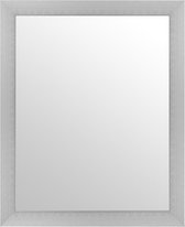 Spiegel Design Zilver 62x102 cm – Fenna – Design Spiegel Zilveren rand – Duurzaam Zilveren Spiegel – Spiegel Zilveren lijst – Perfecthomeshop