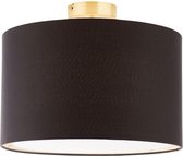 BRILLIANT lamp Clarie plafondlamp 40 cm messing geborsteld / zwart | 1x A60, E27, 60W, geschikt voor standaardlampen (niet inbegrepen) | Schaal A ++ tot E | Geschikt voor LED-lampen