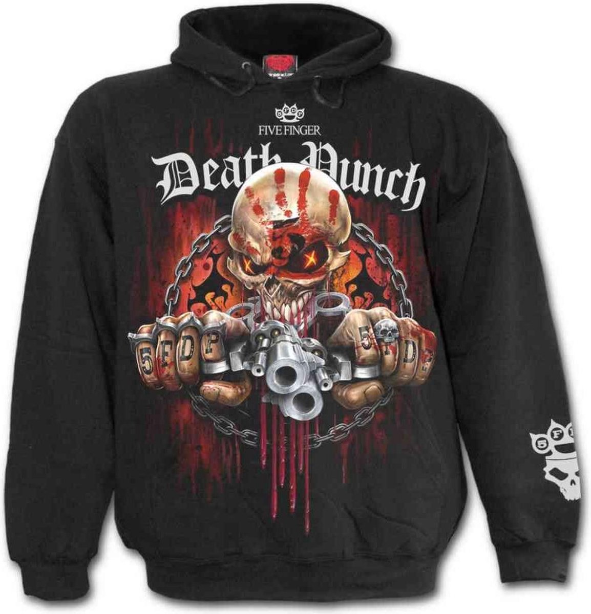 Spiral Hoodie/trui -2XL- 5FDP - ASSASSIN Zwart