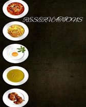 Reservations: Reservation book for restaurants and hotels