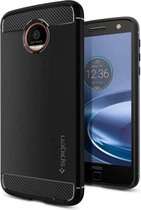 Hoesje Motorola Moto Z2 Force - Spigen Rugged Armor Case - Zwart