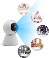 Babyfoon met camera en app - Haarscherp WiFi Security Camera - Huildetectie - video - beveiligingscamera met app - IOS android app besturing - communicatie - nachtvisie - bewakingscamera binn