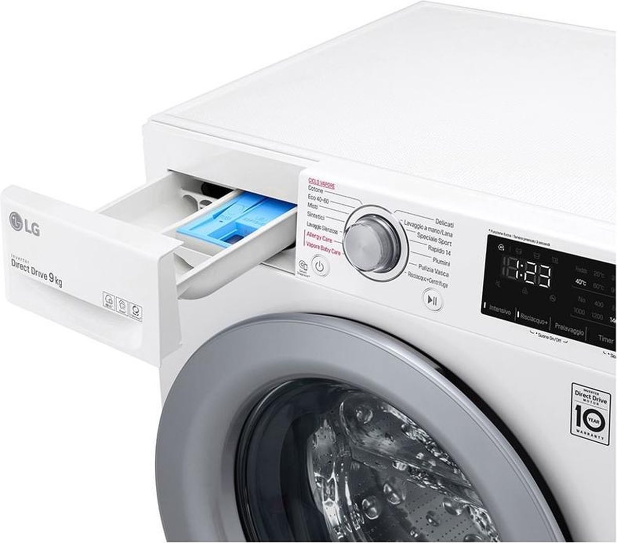 LG F4WV309S4E wasmachine Voorbelading 9 kg RPM B Wit bol.com