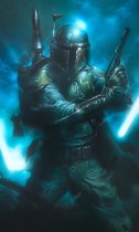 Komar Star Wars Classic Bounty Hunter Vlies Fotobehang 150x250cm 3-banen