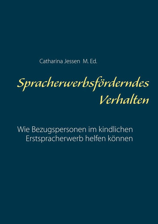 Spracherwerbsförderndes Verhalten - cover