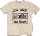 ZZ Top Heren Tshirt -XXL- Very Baddest Creme