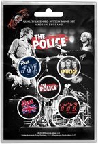 The Police Badge/button Various Set van 5 Multicolours