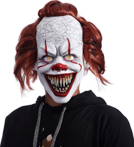 Nightmare Clownsmasker | Horror clownsmasker | Killer Clown Masker Luxe |  Latex... | bol.com