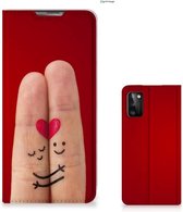 Stand Case Cadeau voor Vrouw Samsung Galaxy A41 Smart Cover Liefde