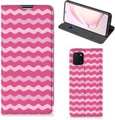 GSM Hoesje ontwerpen Geschikt voor Samsung Galaxy Note 10 Lite Fotohoesje Waves Pink