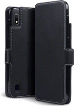 Samsung Galaxy A10 Bookcase hoesje - CaseBoutique - Effen Zwart - Kunstleer