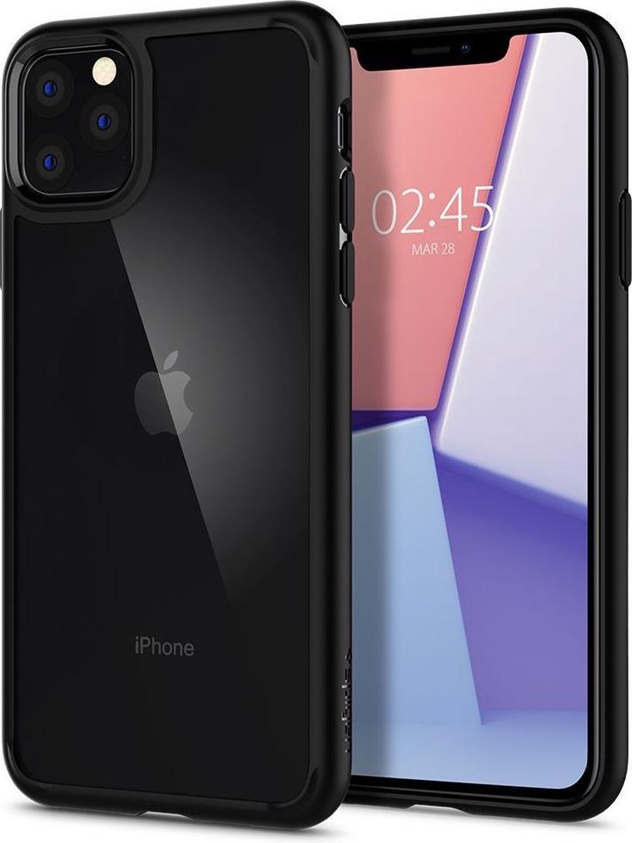 Spigen hoesje hardcase TPU bumper hoesje iPhone 11 Pro - Zwart