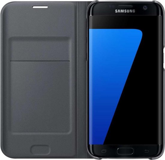 bezig conversie kogel Origineel Samsung Hoesje | Samsung Galaxy S7 edge Flip Wallet | Zwart |  bol.com