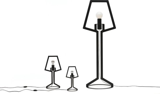 Taille vloeiend Bloesem Gispen Outline - Tafellamp - Zwart | bol.com
