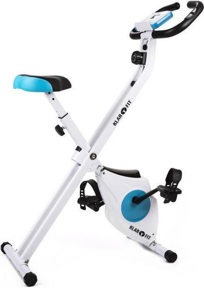 CAPITAL SPORTS Azura Hometrainer - Cardio bike - Fitness fiets - 8 niveaus - Met hartslagmeter - Opvouwbaar - 100 kilo max.