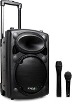 Ibiza Sound Mobiele geluidsinstallatie PORT8VHF-BT Max. 400W - Zwart