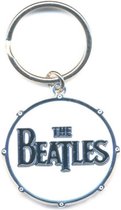 The Beatles Porte-clés Drum Logo Blanc