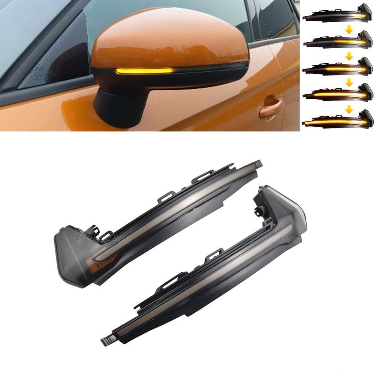 Dynamische Led knipperlichten Geschikt voor Audi A1 2011 t/m 2017