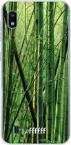 Samsung Galaxy A10 Hoesje Transparant TPU Case - Bamboo #ffffff