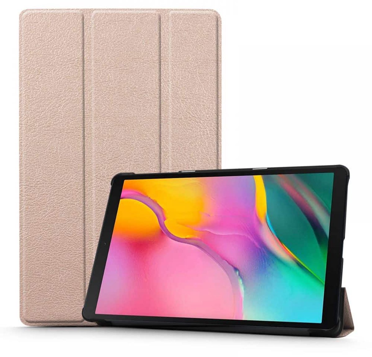 FONU Smart Folio Hoes Samsung Galaxy Tab A 10.1 inch 2019 - (T510 / T515) - Roségoud