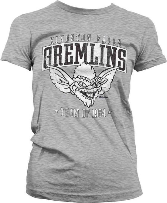 Gremlins Dames Tshirt -M- Team Kingston Falls Gremlins Of 1984 Grijs