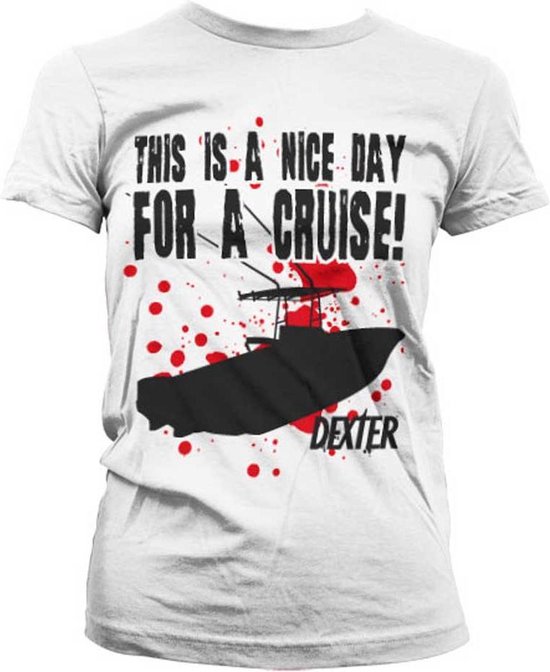 Dexter Dames Tshirt -S- A Nice Day For A Cruise Wit