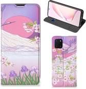 Smartphone Hoesje Cadeautjes voor Vrouwen Geschikt voor Samsung Galaxy Note 10 Lite Book Style Case Bird Flying