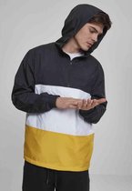 Urban Classics Pullover Jas -XL- Color Block Zwart