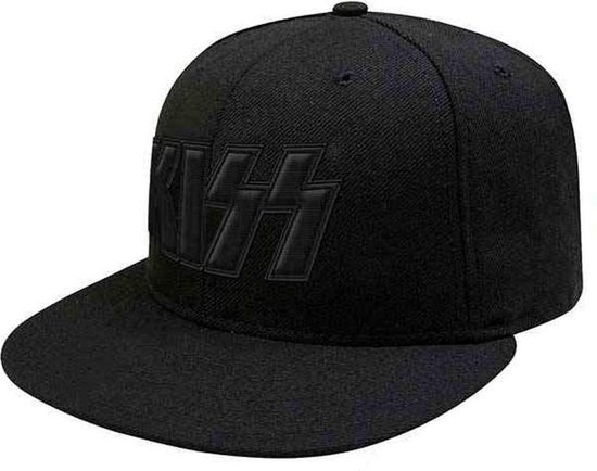 Kiss - Neon Faces Snapback Pet - Zwart