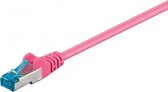 CAT6a S/FTP (PIMF) patchkabel / internetkabel 3 meter roze - netwerkkabel