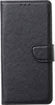 Flip Cover Galaxy A31 Hoesje Zwart met Pasjeshouder