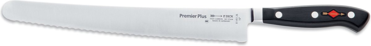 DICK universeel mes Premier Plus-serie | Professioneel cakemes van 26 cm met gekartelde rand