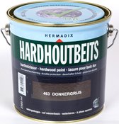 Hermadix Hardhout Beits - 2,5 liter - 463 Donkergrijs