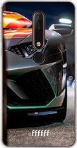 Nokia X6 (2018) Hoesje Transparant TPU Case - Lamborghini #ffffff