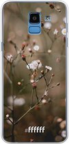 Samsung Galaxy J6 (2018) Hoesje Transparant TPU Case - Flower Buds #ffffff