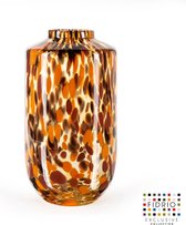 Design vaas Nova - Fidrio Havanna - glas, mondgeblazen - hoogte 32 cm