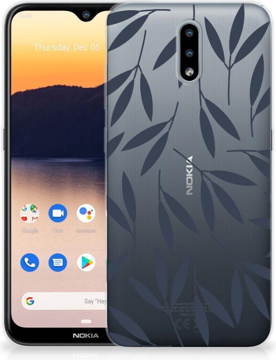Nokia 2.3 TPU Case Leaves Blue