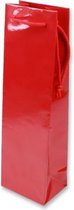 Wijn kadozak rood - Glimmend papier - 120x400+90 mm - Per 50 stuks