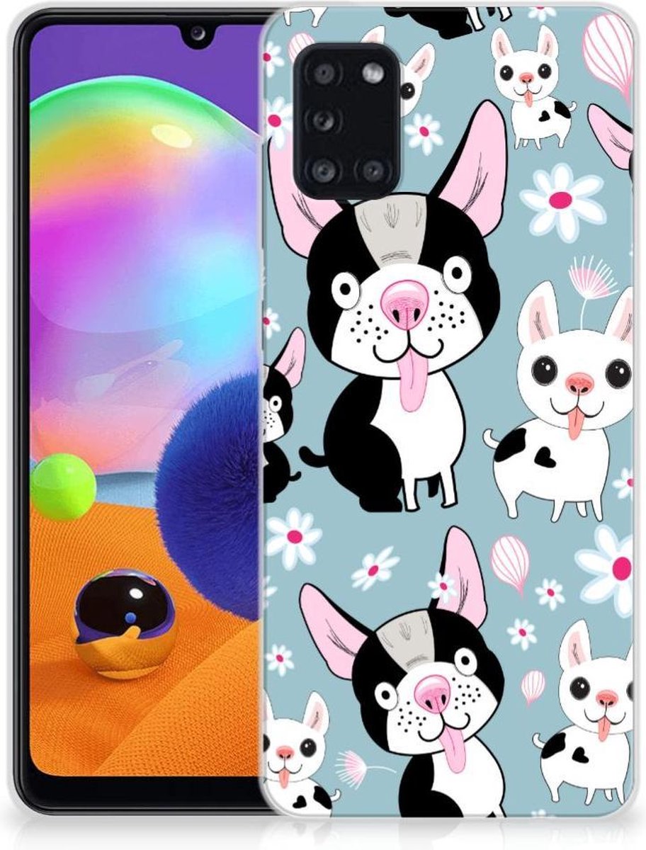 Samsung Galaxy A31 TPU Hoesje Hondjes