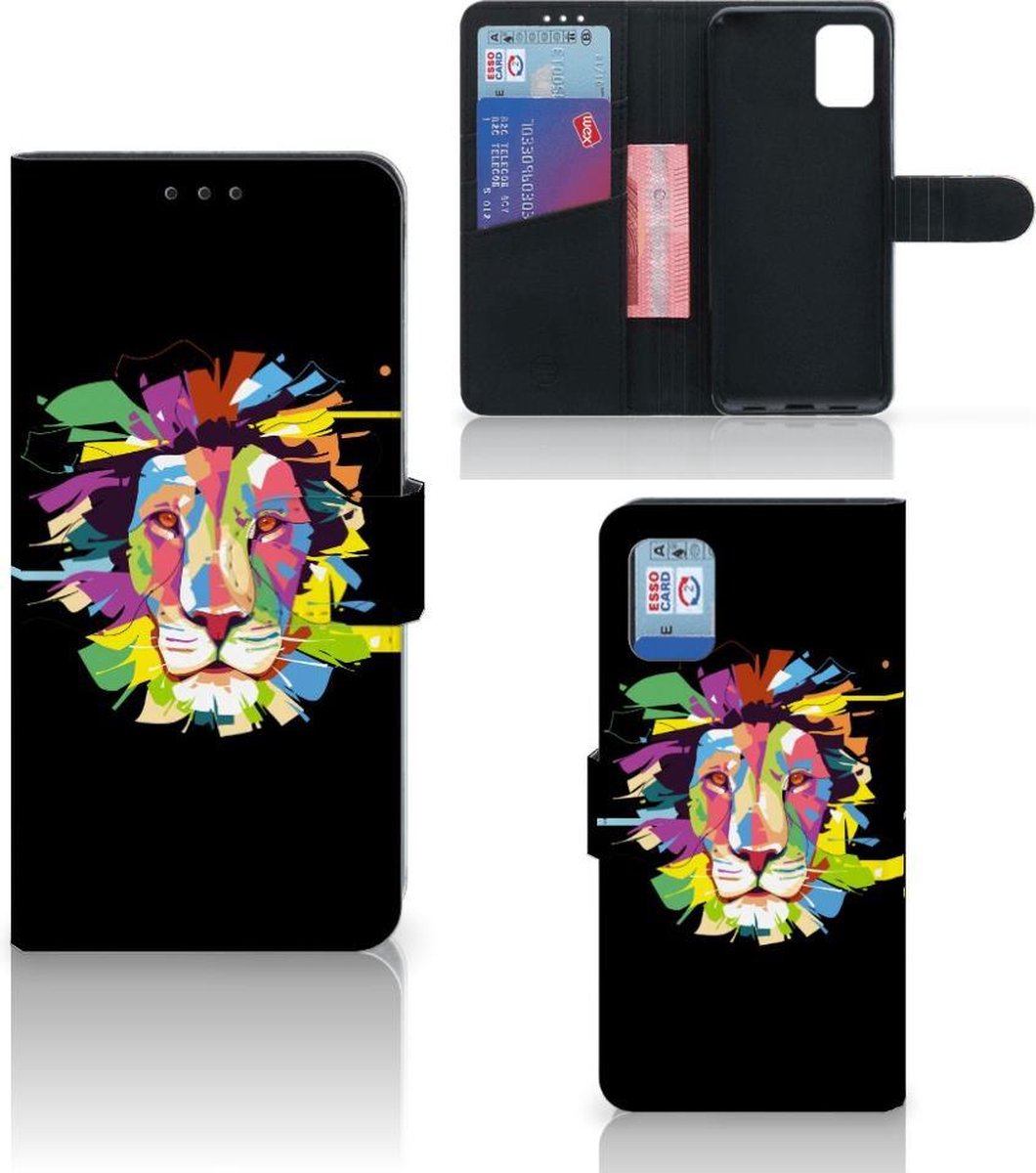 Samsung Galaxy A31 Leuk Hoesje Lion Color