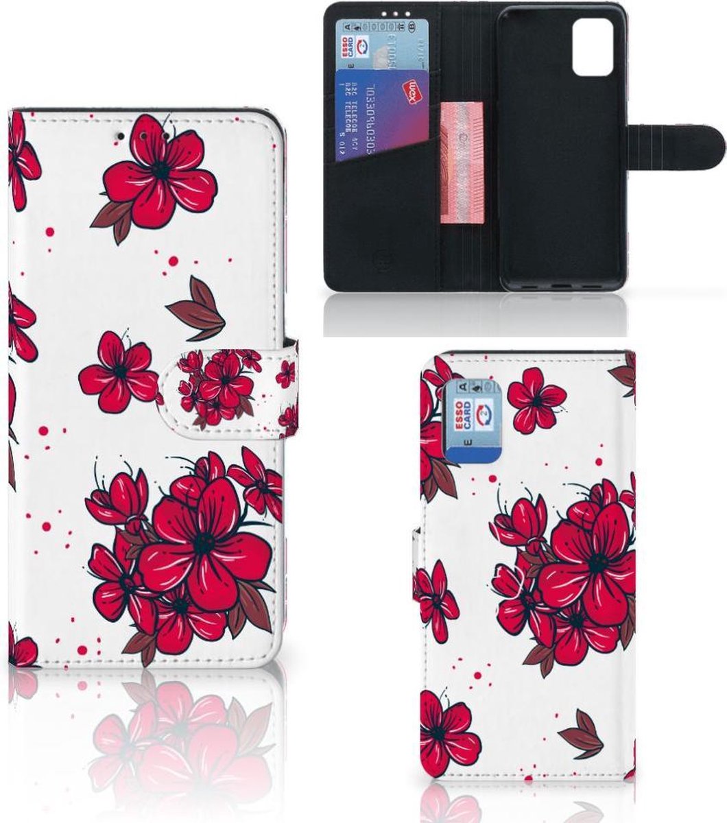 Samsung Galaxy A31 Hoesje Blossom Red