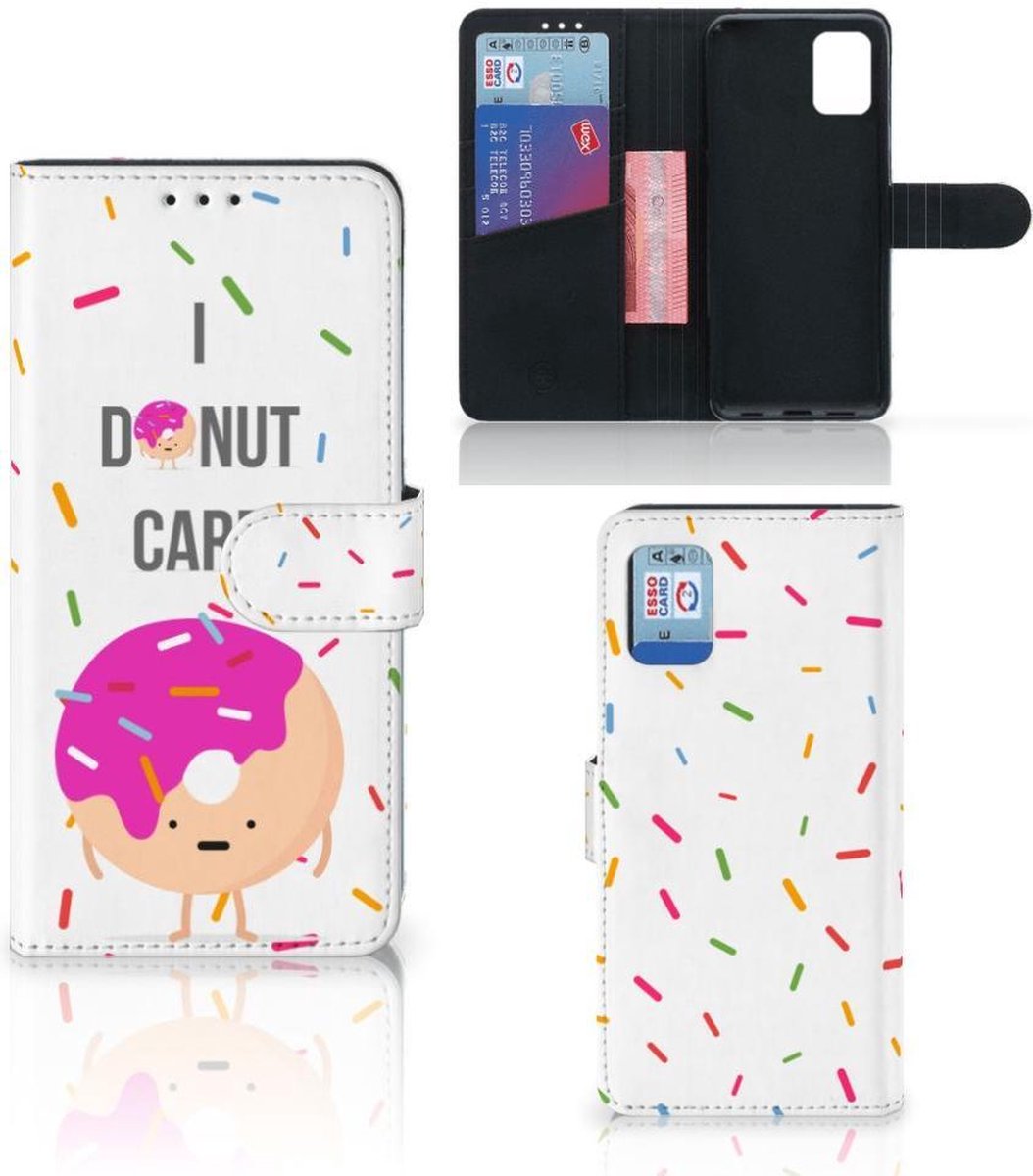 Samsung Galaxy A31 Book Cover Donut Roze
