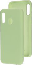 Mobiparts Silicone Cover Samsung Galaxy A20e (2019) Pistache Green