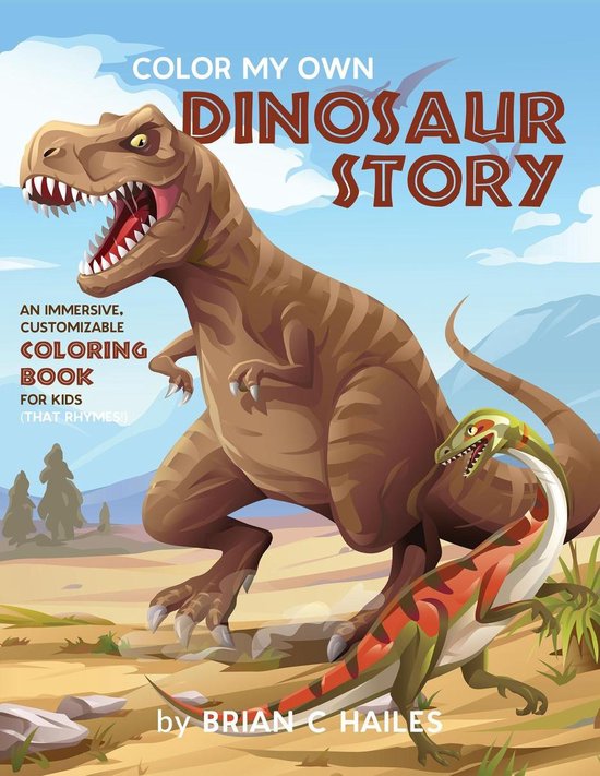 Color My Own 1 - Color My Own Dinosaur Story - cover