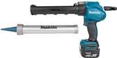 Makita DCG140RMX 14.4V Li-Ion Accu lijm- en kitspuit set (1x 4.0Ah accu) incl. kokerhouder- en worsthouder in koffer