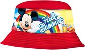 Disney Hoedje Mikey Mouse Junior Katoen Rood Maat 50