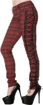 Banned Broek rechte pijpen -S- Boldy Beautiful Rood