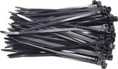 RL Sales Kabelbinders 3,6 x 140 mm - zwart - zak 100 stuks - tiewraps - Binders