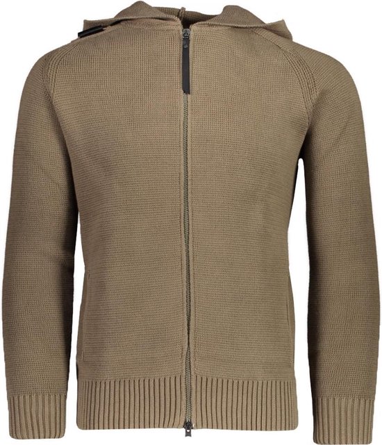 Heren shetland trui, Groene melange