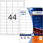 HERMA Folien-Etiketten A4 48.3x25.4mm weiß ablösbar 880St.